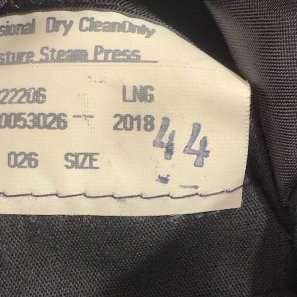 BROOKS BROTHERS Men’s 44L Gray Wool Blazer Sport Coat Two Button Jacket Made USA - Picture 14 of 16